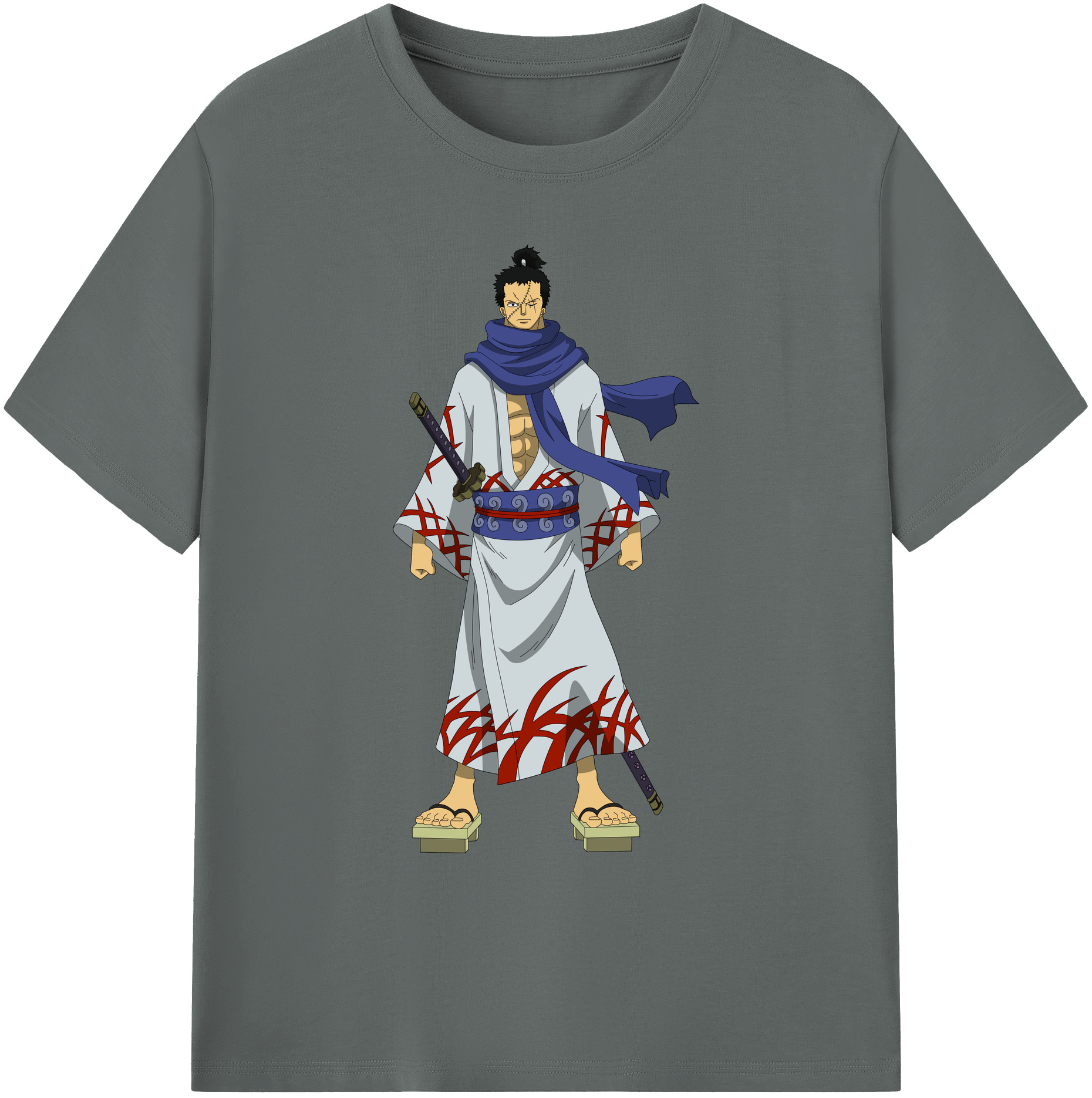 ワンピース ロロノア・ゾロ ONE PIECE Roronoa Zoro 綿100％ メンズ半袖Tシャツ｜肌触りやわらか＆通気性